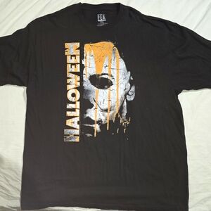 Men's Black Halloween Graphic T-Shirt